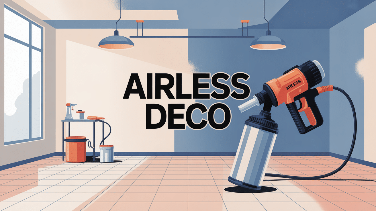illustration fonctionnement airless deco peinture intérieure