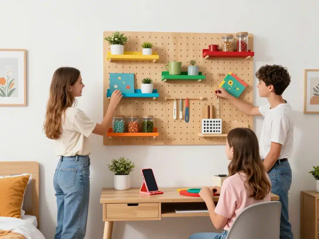 bricolage facile et utile pour ado DIY chambre ado organisateur et accessoires