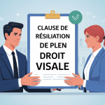 clause de résiliation de plein droit visale illustration bail en France