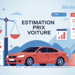 illustration estimation prix de ma voiture visuel seo