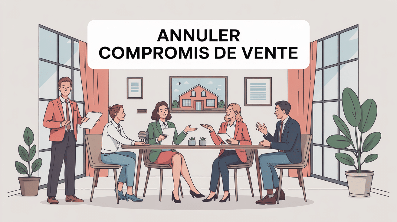 j'ai signé un compromis de vente mais je regrette illustration annuler