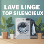 illustration lave linge top silencieux moderne