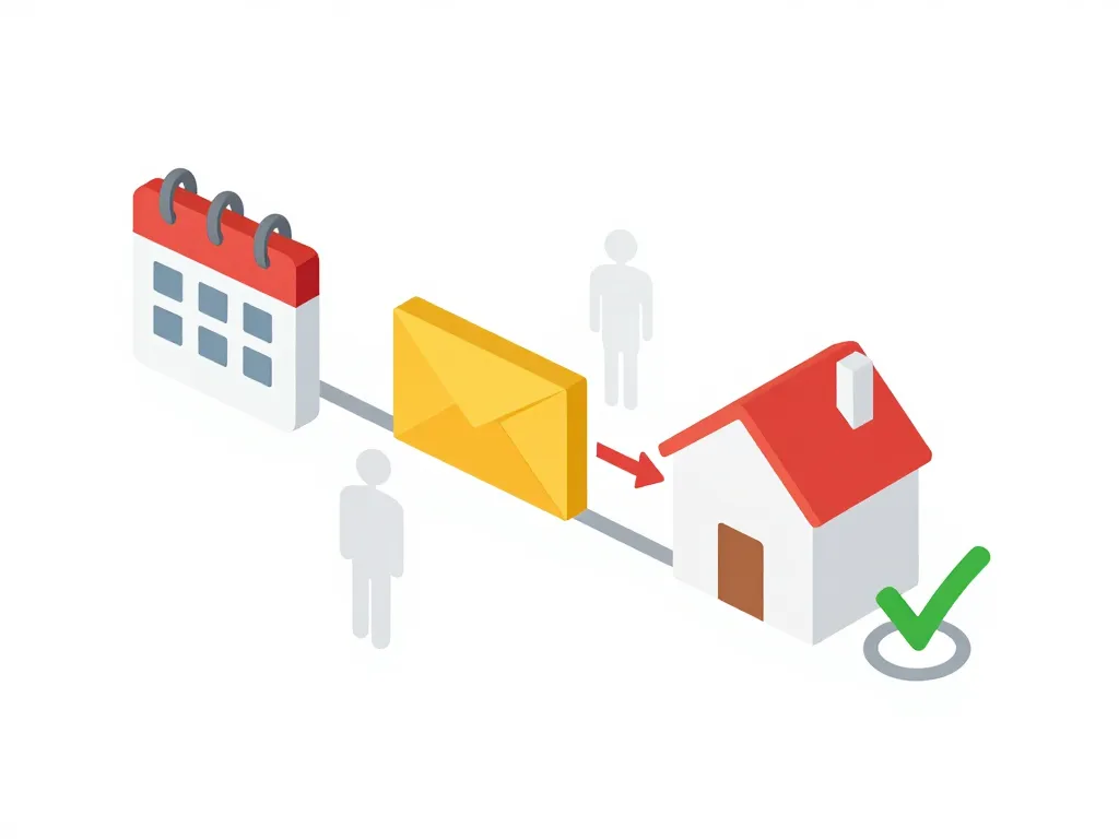 Lettre de preavis pour demenagement schema delais timeline