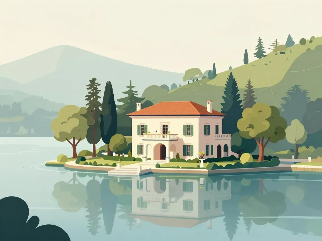 Maison Alain Delon Suisse villa et environnement