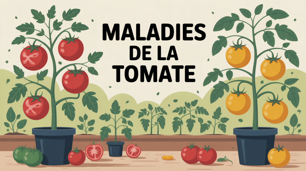 Maladies de la tomate photos, différents symptômes visibles sur plants