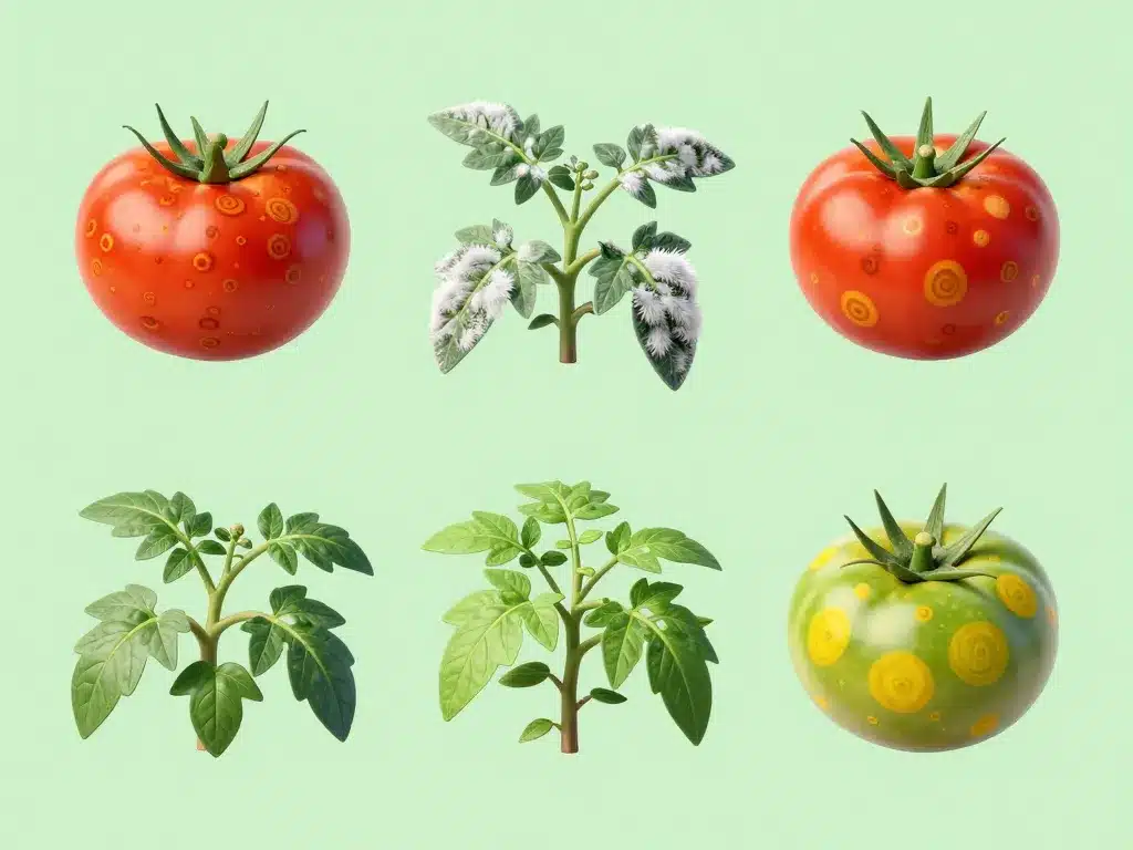 Maladies de la tomate photos, comparatif visuel des principales maladies
