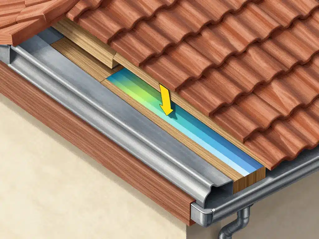 schéma technique noue de toiture composition et jonctions