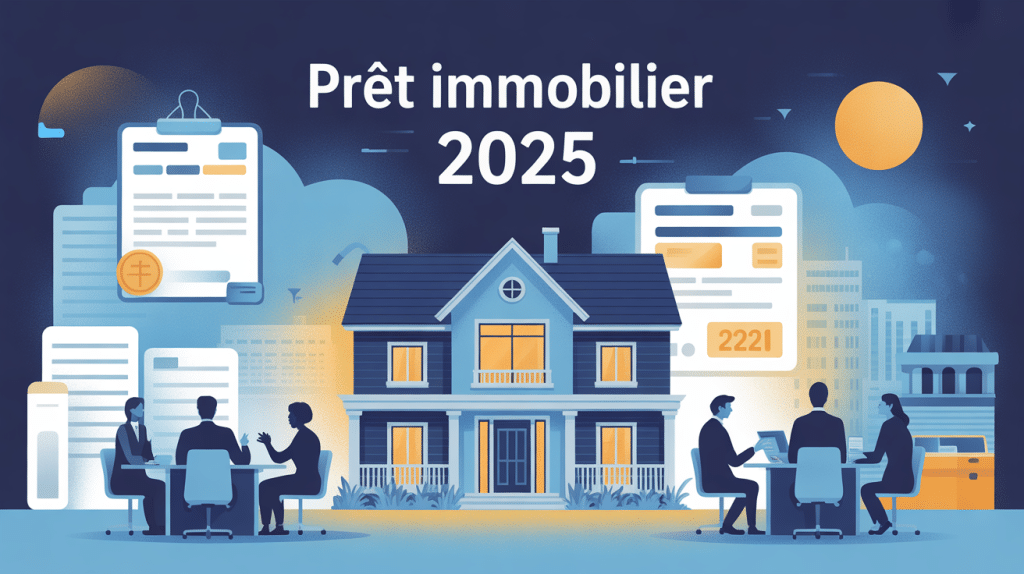 Nouvelles conditions pour obtenir un prêt immobilier illustration banque maison