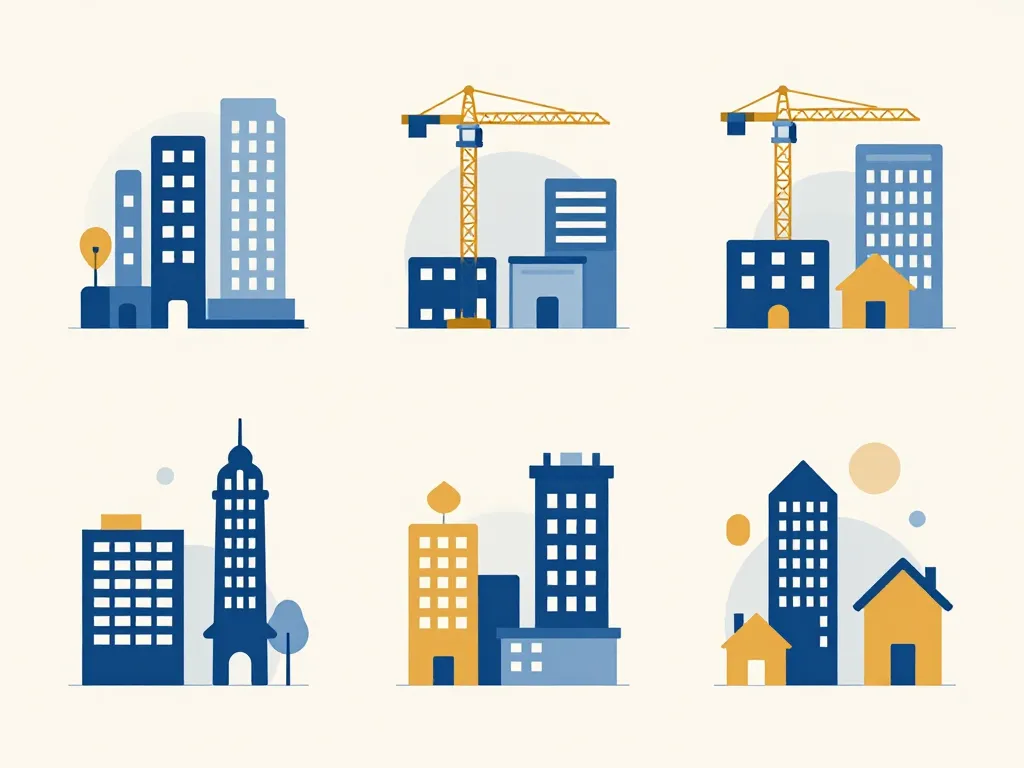 Visualisation types entreprise de construction Lyon marché