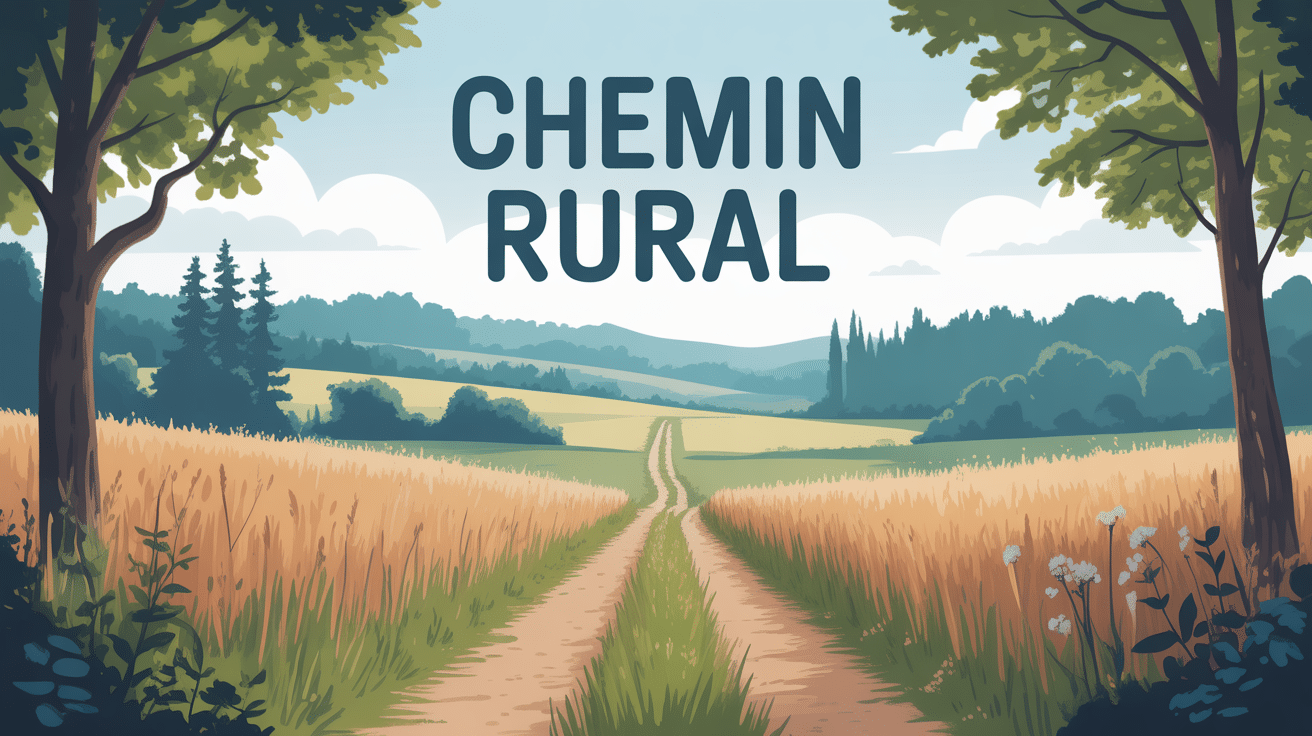 peut-on fermer un chemin rural illustration portail chemin rural champs forêt