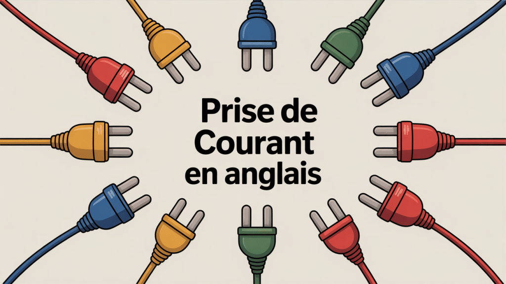 Prise de courant en anglais schéma prises électriques pays