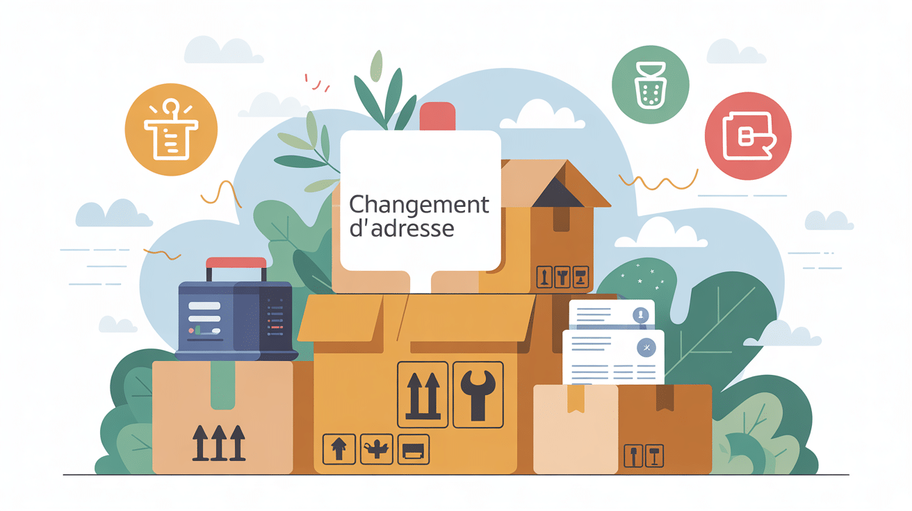 qui prévenir pour un déménagement illustration étapes