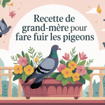 recette de grand-mère pour faire fuir les pigeons balcon fleuri