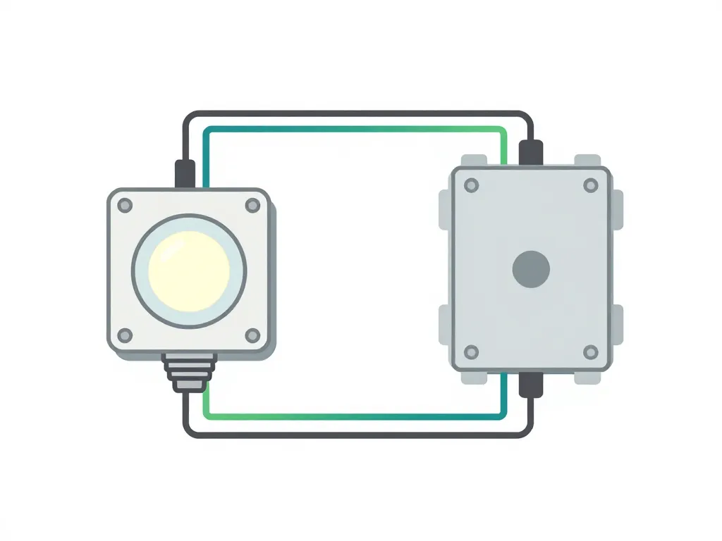 schema d'un detecteur de mouvement pour lampe interieur