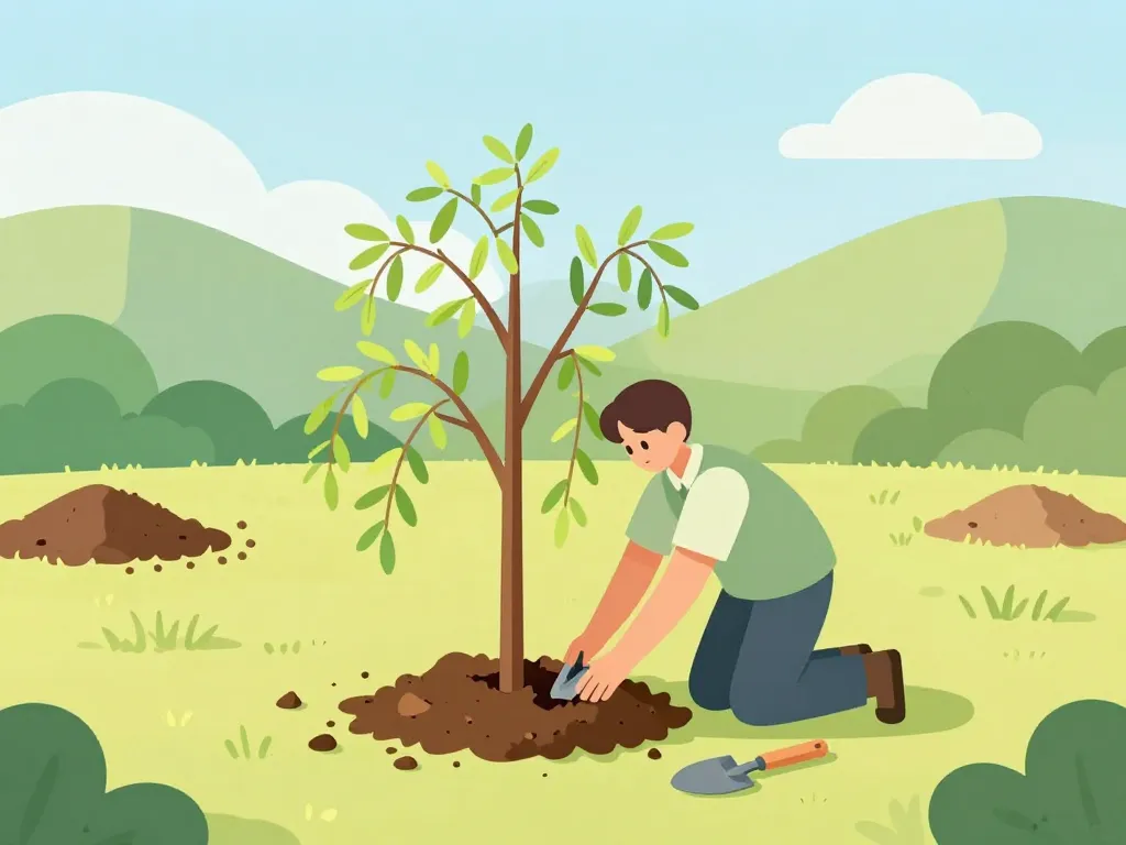 plantation sophora pleureur emplacement ensoleillé terre drainée