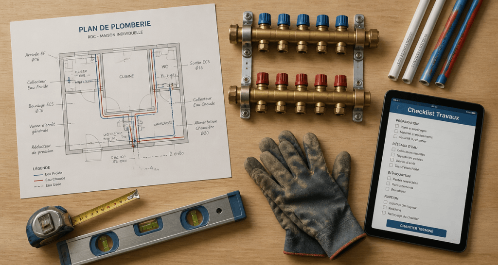 batievol plomberie et chauffage outils plan