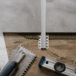 carrelage joint de fractionnement sur plan de travail