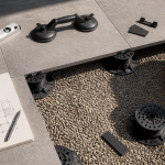 carreler sur plot terrasse outils dalles
