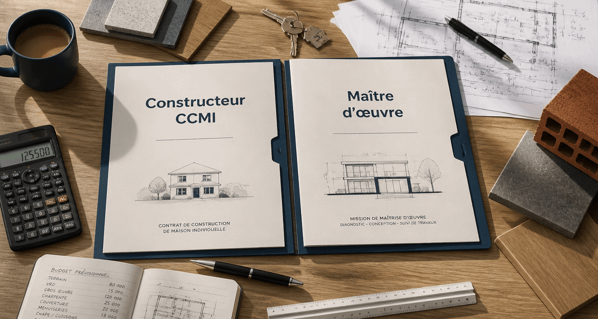 constructeur ou maitre d'oeuvre dossiers plans