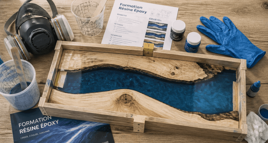 formation resine epoxy moule bois et outils