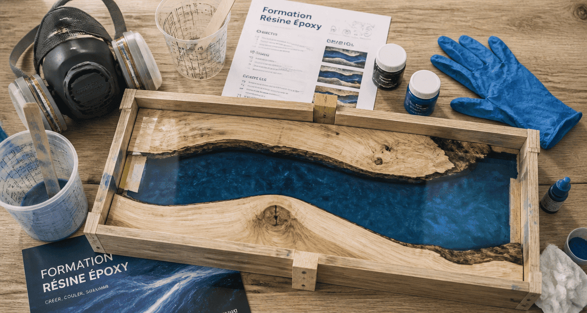 formation resine epoxy moule bois et outils