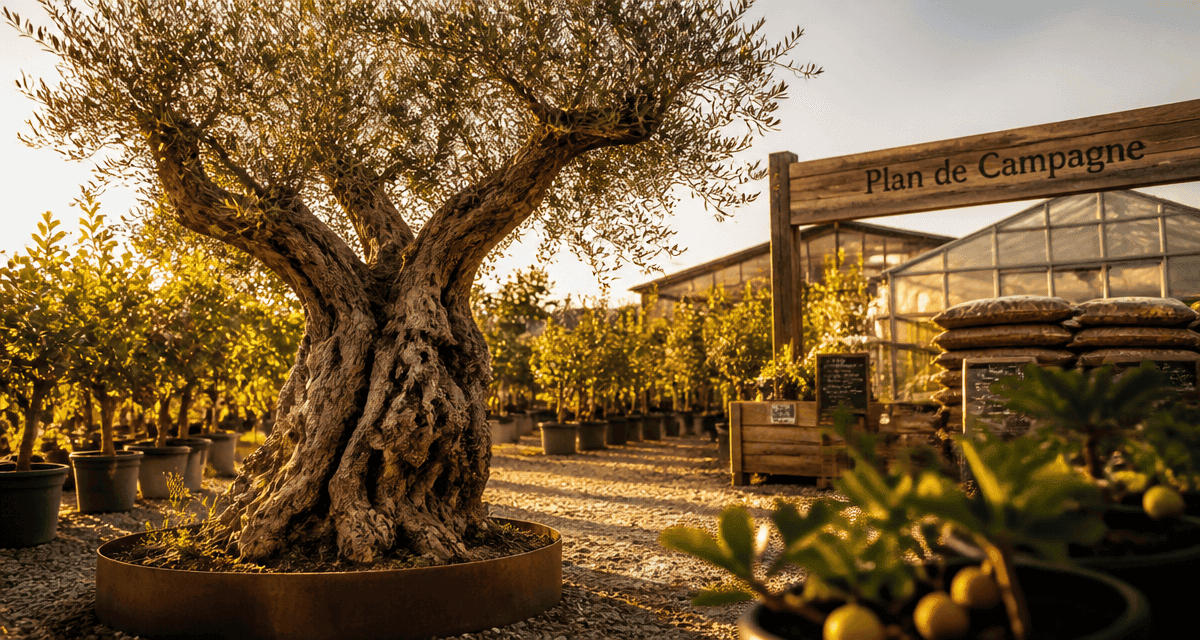 pepiniere plan de campagne olivier centenaire provence