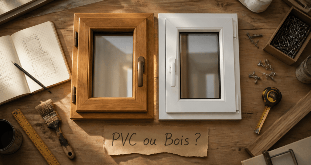 pvc ou bois pour les fenetres deux cadres comparaison