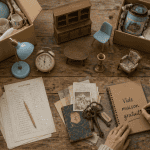 vide maison gratuit table objets anciens
