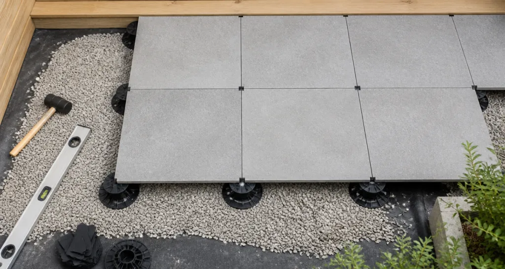 inconvénient terrasse sur plot vue construction