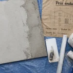 Prix enduit m2 : budget enduit au m², outils et enduit en cours de lissage