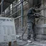 Prix piquage mur en pierre m2 : maçon piquant à la boucharde