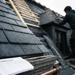 Toit en ardoise prix au m2 : ardoises et couvreur sur toiture durable