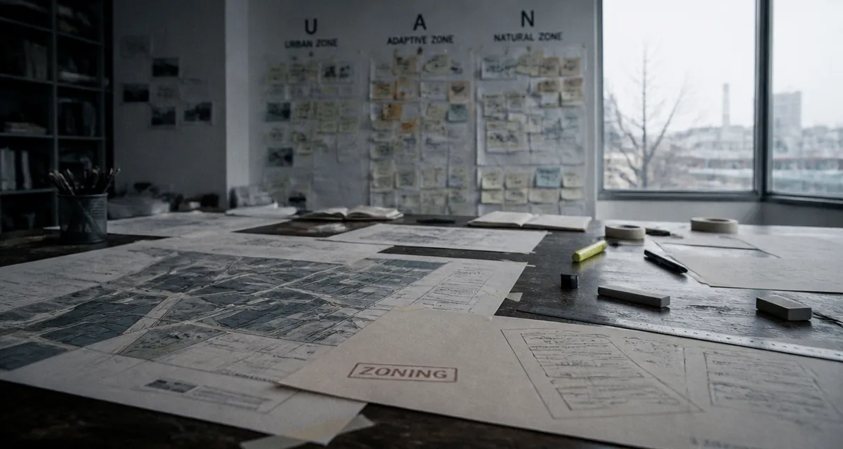 Zonings de zoning urbain : plans et zones U/A/N