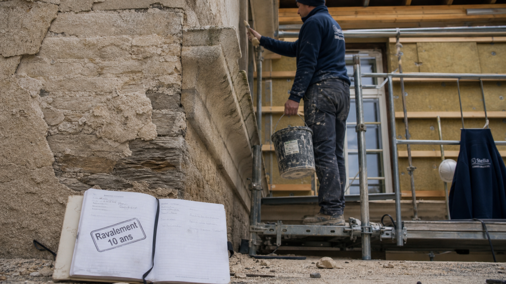 Nouvelle loi ravalement de façade : façade sur échafaudage et isolation thermique
