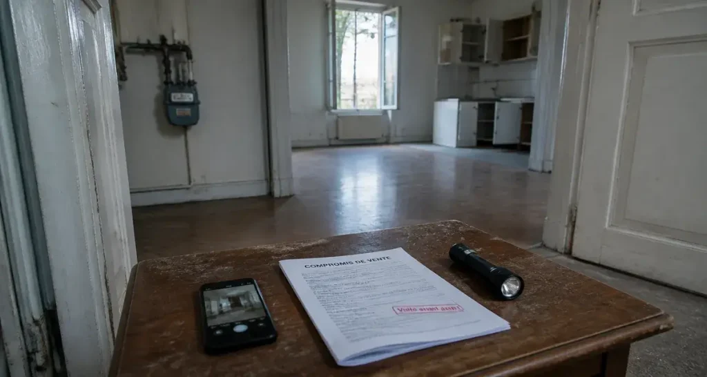 Visite avant signature notaire : documents à vérifier avant acte