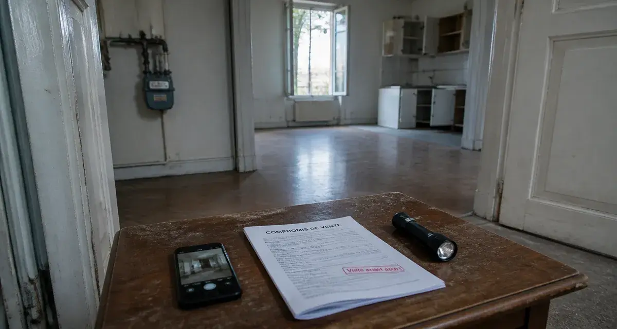 Visite avant signature notaire : documents à vérifier avant acte