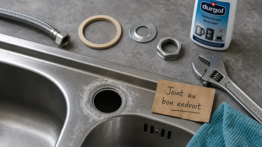 Changer un robinet de cuisine : joint d’étanchéité au bon endroit