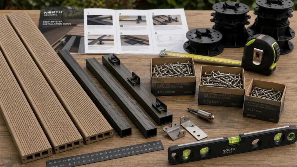 Kit terrasse bois composite ou bambou : lames et accessoires à vérifier