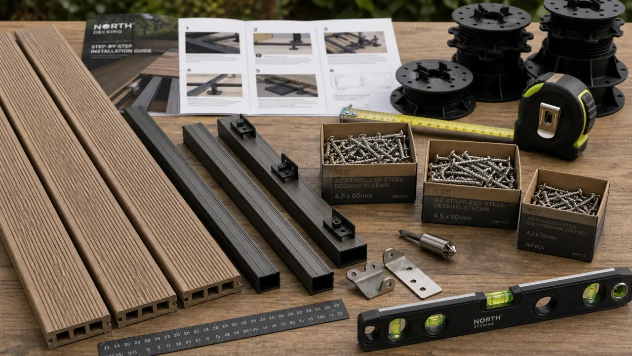 Kit terrasse bois composite ou bambou : lames et accessoires à vérifier