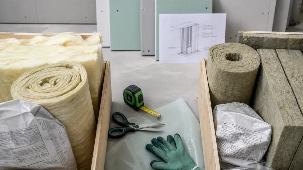 Laine de roche et laine de verre pour isolation combles : rouleaux et panneaux minéraux