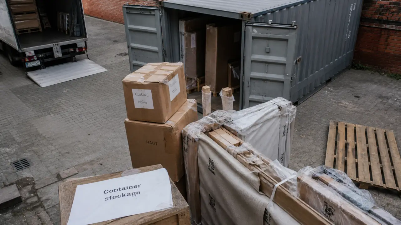 Location container stockage : container sécurisé et volume de stockage