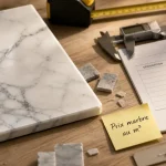 Plan de travail marbre prix m2 : pose, épaisseur et découpes