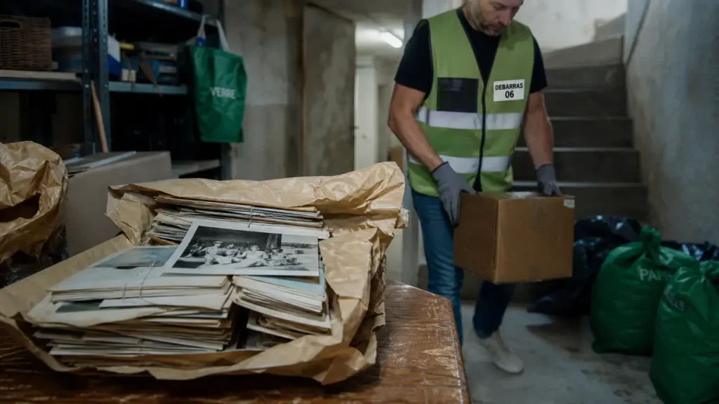 Vide maison 06 : documents anciens récupérés lors d’un débarras gratuit