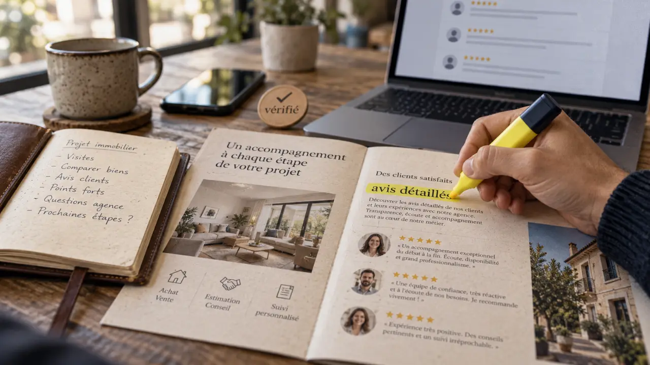 Avis immobilier comparés : dossier agence et notes vérifiées