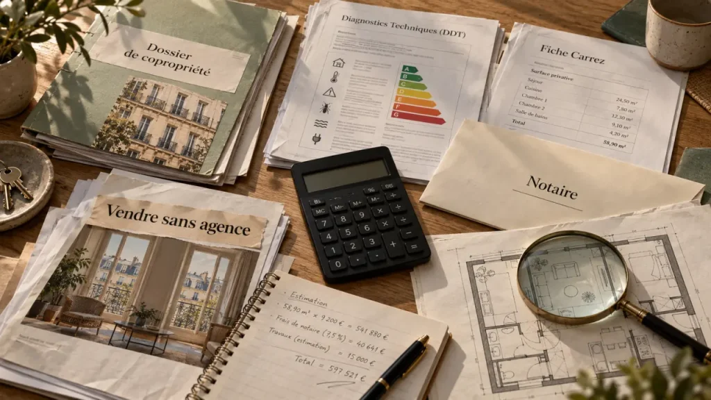 Vendre un appartement sans agence : économiser la commission sans fragiliser la vente